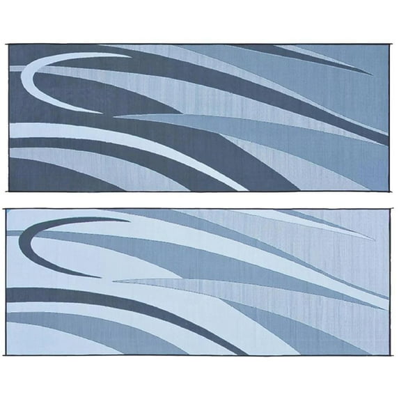 Stylish Camping Reversible Graphic Patio Mat