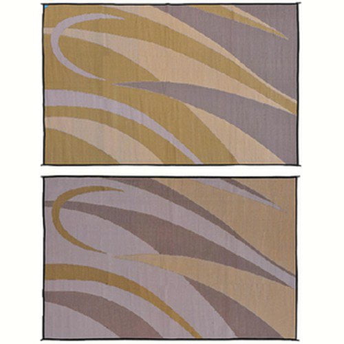 Stylish Camping Reversible Graphic Patio Mat