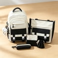 thumbnail image 1 of Stylish Campus Backpack Large Capacity for Everyday Use Daypack with Modern Design for School Work Daily Commute (Set of 5), 1 of 3