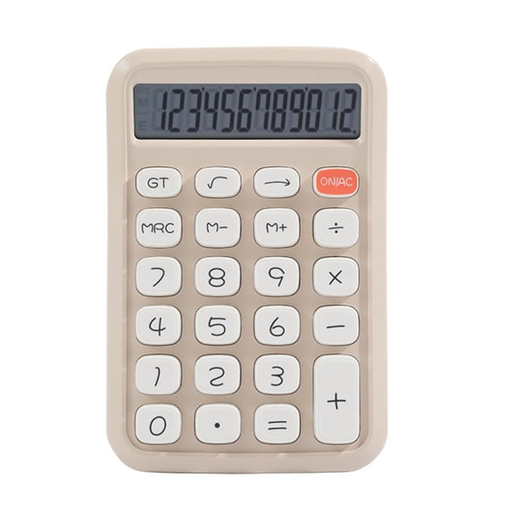 Stylish Candy Calculator With 12Digit Display, Comfortable Round Key Keypad Calculator for Girls, Women, and Ladies