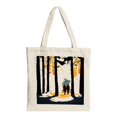 thumbnail image 1 of Stylish Canvas Tote Bag with Serene Forest Pathway Design - Perfect for Shopping Travel and Parties - Multifunctional & Reusable, 1 of 4