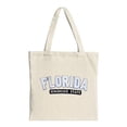thumbnail image 1 of Stylish Canvas Tote Bag with Vibrant Orange and Pink Splash Design - Perfect for Shopping Travel and Parties, 1 of 4