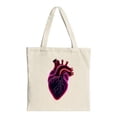thumbnail image 1 of Stylish Canvas Tote Bag with Vibrant Orange and Pink Splash Design - Perfect for Shopping Travel and Parties, 1 of 4