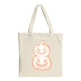 thumbnail image 1 of Stylish Canvas Tote Bag with Vibrant Orange and Pink Splash Design - Perfect for Shopping Travel and Parties, 1 of 4