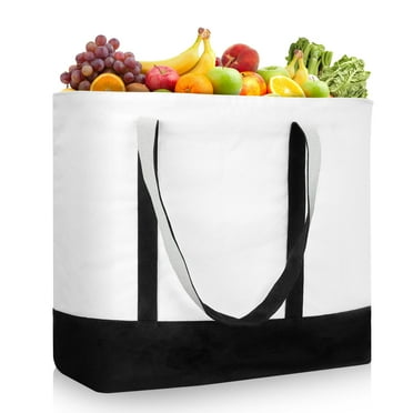 Stylish Canvas Tote Bag with an External Pocket, Top Zipper Closure, Daily Essentials