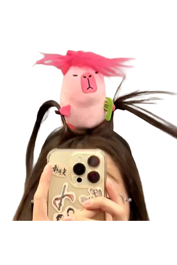 Stylish Capybara Headband Cartoon Shaped Hairband for Women and Kids Cute Stage Performances Headwear Ornament