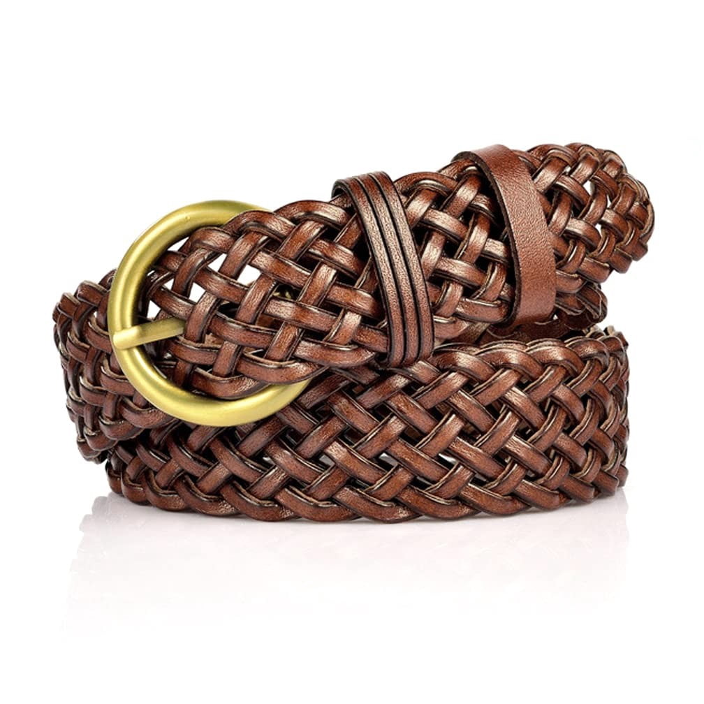 Oopsmark Everyday Carry Leather Belt - Buckleless Design, Handmade, Vegetable Tanned, Waist 28-39