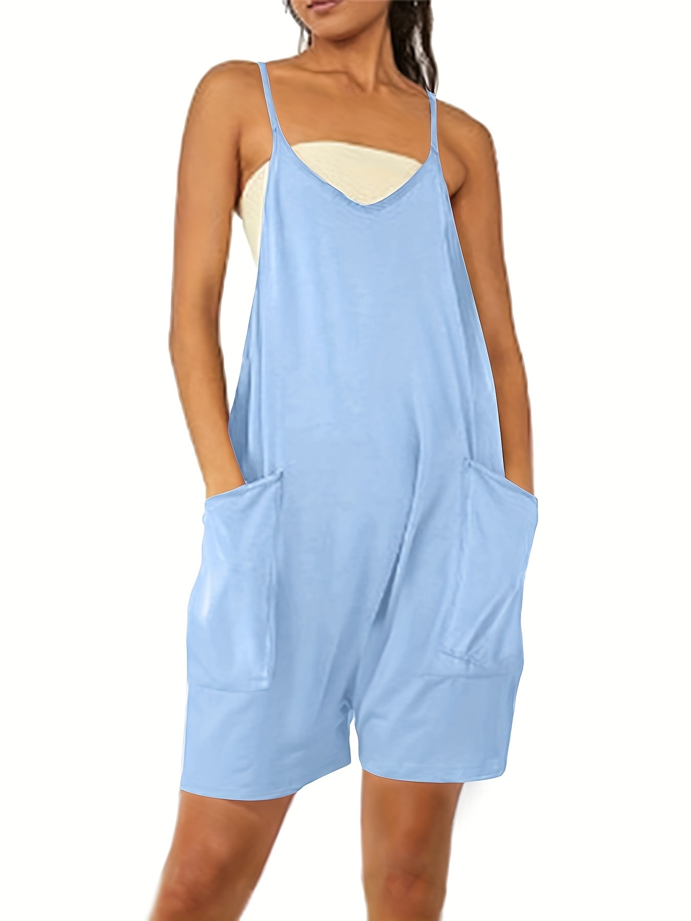 Knee length romper jumpsuit on sale