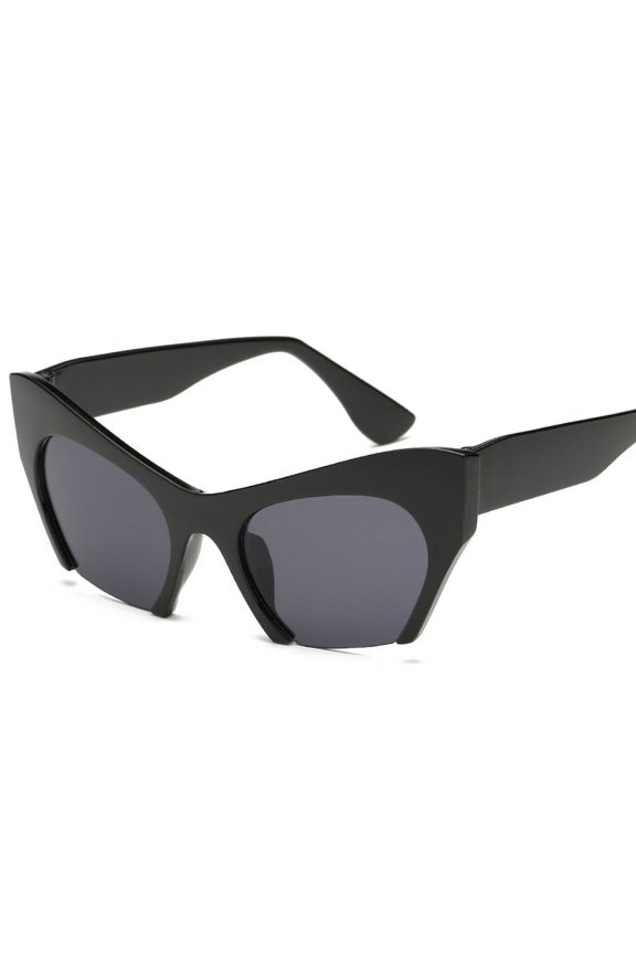 Stylish Cat Eye Trim Sunglasses With Durable Polycarbonate Frame For Everyday Wear