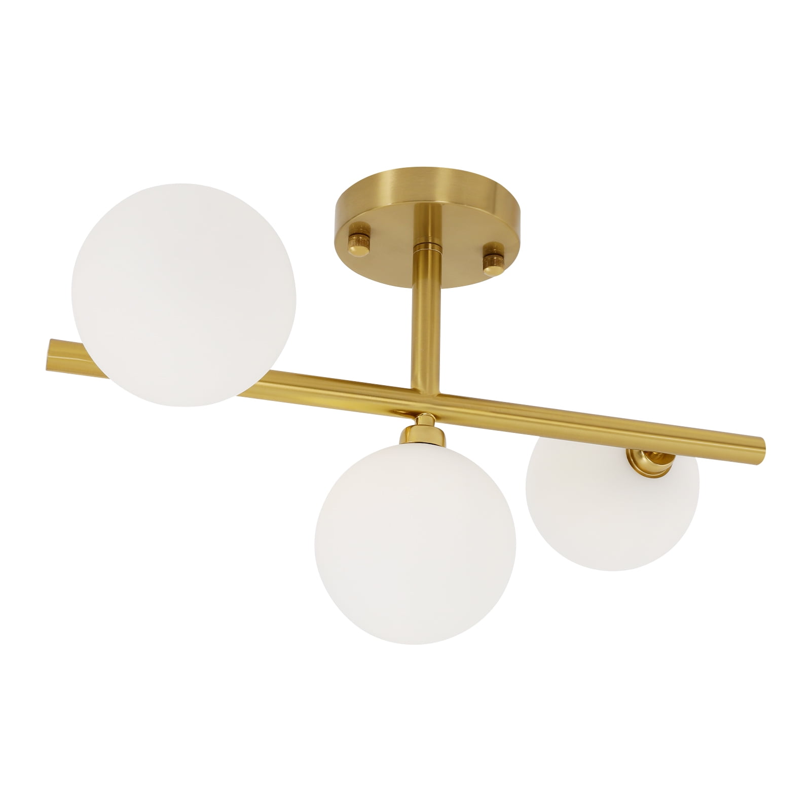 Stylish Ceiling Light with Remote Control, Adjustable Wind Speed, Gold & White Glass, Perfect for Living Rooms and Bedrooms