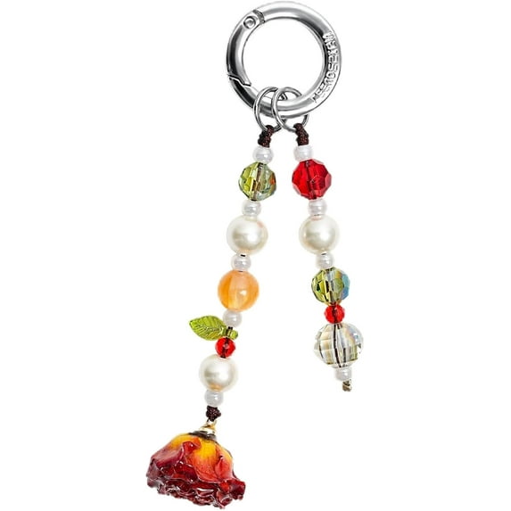 Stylish Cell Phone Charm with Mini Tether - Cute Decorative Pendant for Mobile Phones, Suitable for iPhone 15, , Backpack, Airpod, Wallet Decoration, Personalize Tech Gadgets, Devices