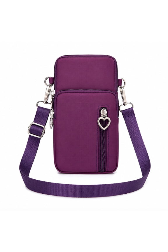 Cell Phone Crossbody Bag with Shoulder Strap, Mini Wallet Phone Holder Pouch for Travel and Daily Use, TIKA
