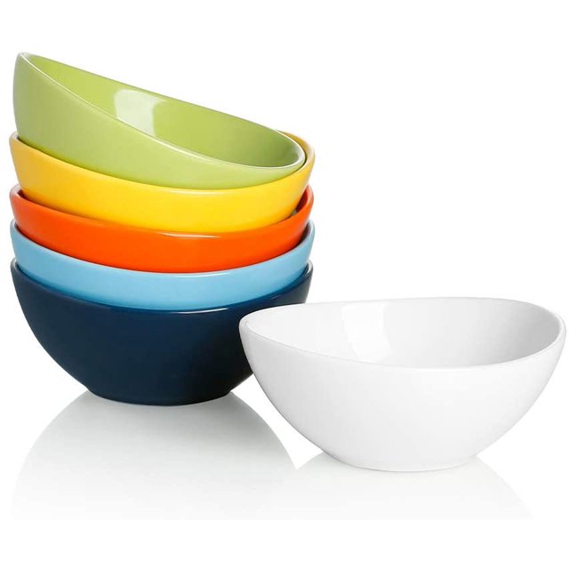 Stylish Ceramic Small Bowls Set for Ice Cream, Dessert & More Set of