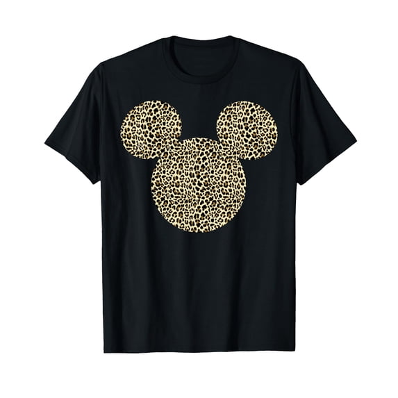 Stylish Cheetah Print Silhouette Fill T-Shirt for Trendy Casual Wear
