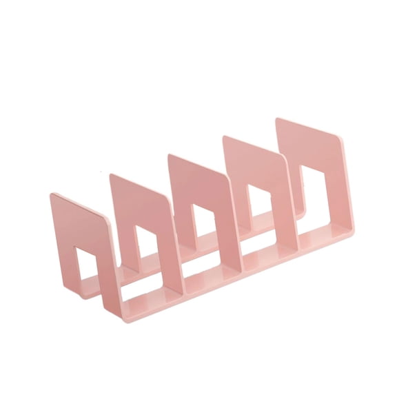 Stylish Clear Sturdy Acrylic Handbag Organizers 4 Section Shelf Divider for Closet and Display Stand Storage Holder