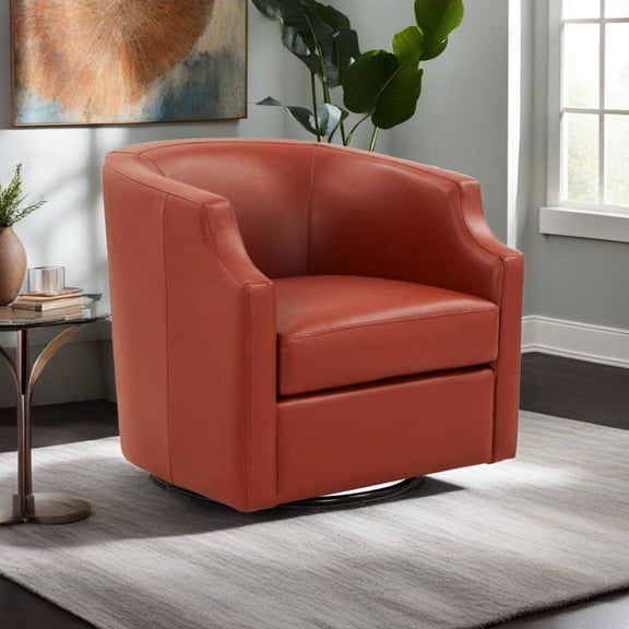 Stylish Clip Arm Design / Living Room Comfort Spot / Durable Top Grain Leather