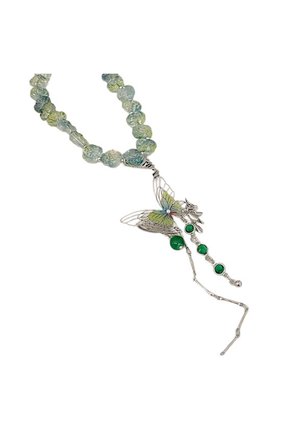 Stylish Collarbone Necklace with Sturdy Tassels Accent Fashion Accessory Portable for Casual or Party Casual Wear