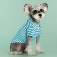 thumbnail image 1 of Stylish Color Block Dog Sweater Warm And Fashionable Winter Dog Clothes For Small Medium Dogs Winter Warm Doggie Sweater Blue L, 1 of 3