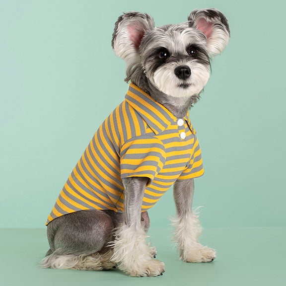 Stylish Color Block Dog Sweater Warm And Fashionable Winter Dog Clothes For Small Medium Dogs Winter Warm Doggie Sweater Yellow XS