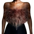 thumbnail image 1 of Stylish Color Furry Tube Top And Versatile Top, 1 of 1