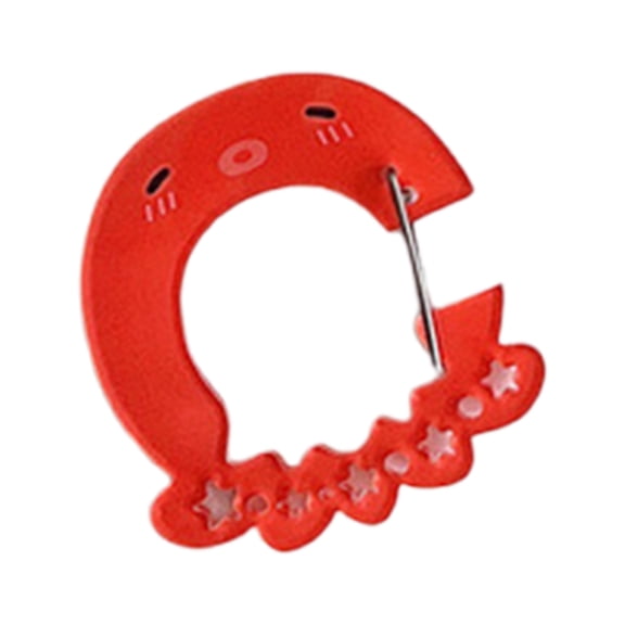 Stylish Colorful Carabiner Clip Keychain Bag Charm Acrylic Pendant for Backpack Handbook Accessories for Students