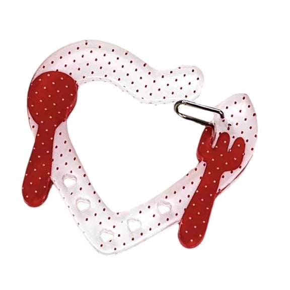 Stylish Colorful Carabiner Clip Keychain Bag Charm Acrylic Pendant for Backpack Handbook Accessories for Students