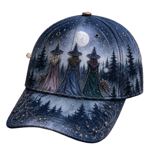 Stylish Comfortable Halloween Baseball Cap – Adjustable Curved Brim Hat for Men Women, Casual Party Costume Headwear, Unisex Outdoor Everyday Cap J