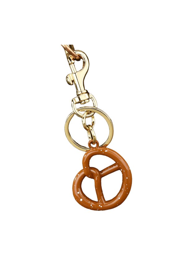 Stylish Cookie Keyring Hangings Ornament Biscuit Keychain Small Car Key Chain