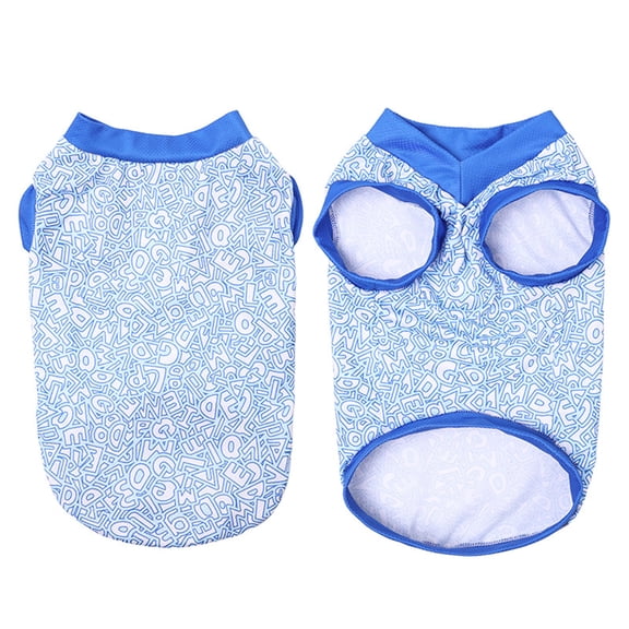 Stylish Cooling Shirt For Dogs Fabric Hot Weather Hiking Beach Walks Large Breathable Outdoor Gear