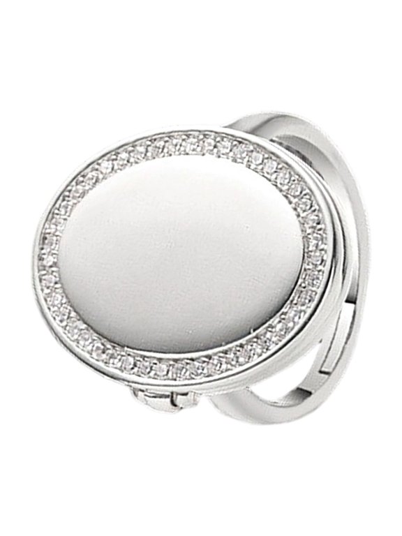 Stylish Copper Oval Locket Rings for Women Adjustable Opening Finger Rings with Secret Storage Compartment Jewelry