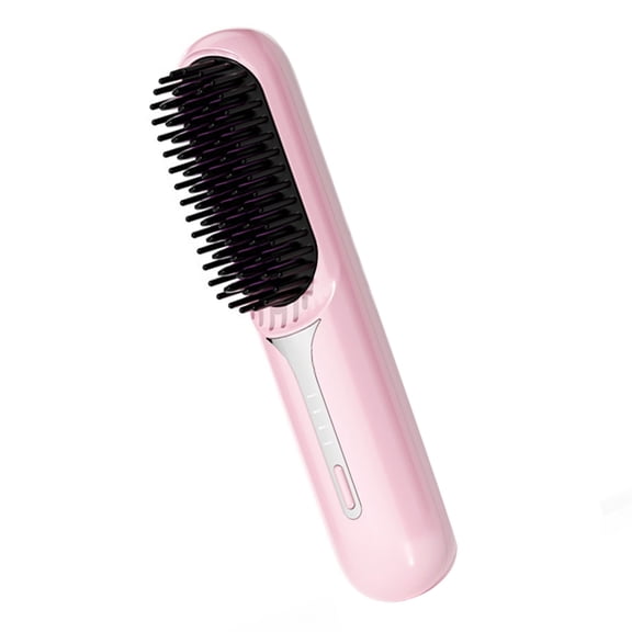 Stylish Cordless Hair Straightener Comb With Adjustable Heat Setting Rechargeable Quick Hair Styling Accessory