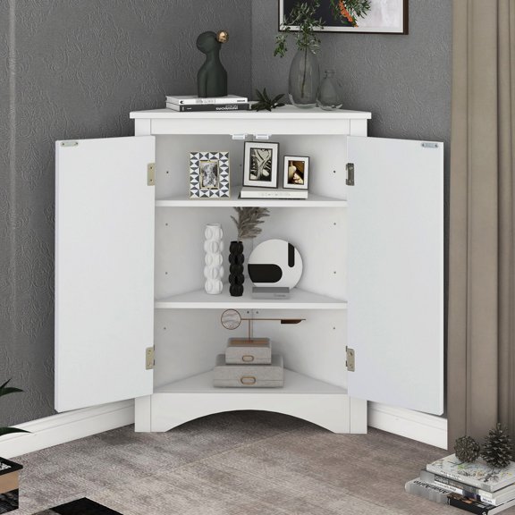 Stylish Corner Storage Solution - Bring a Modern Atmosphere to Your Home