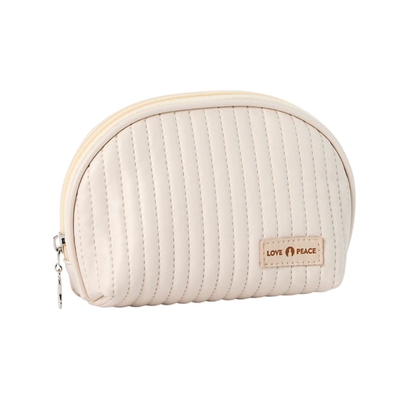 Stylish Cosmetic Bag Cute Makeup Bag Mini Cosmetic Pouch For Women Small Quilted Beauty Handy Zipper Pouch Organizer