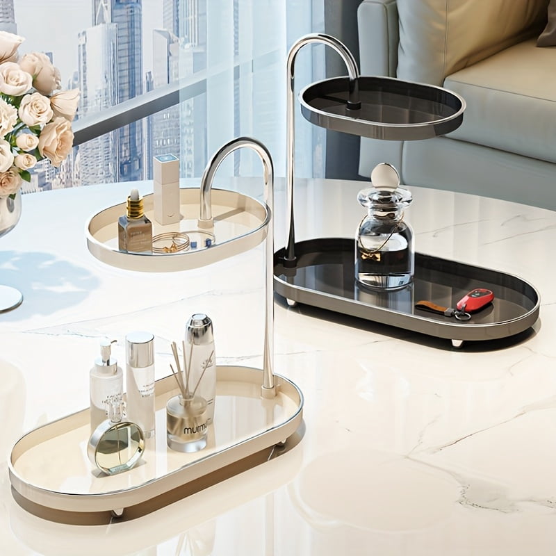 [Stylish | Cosmetic Storage] Premium Two-Tiered Makeup Organizer ...