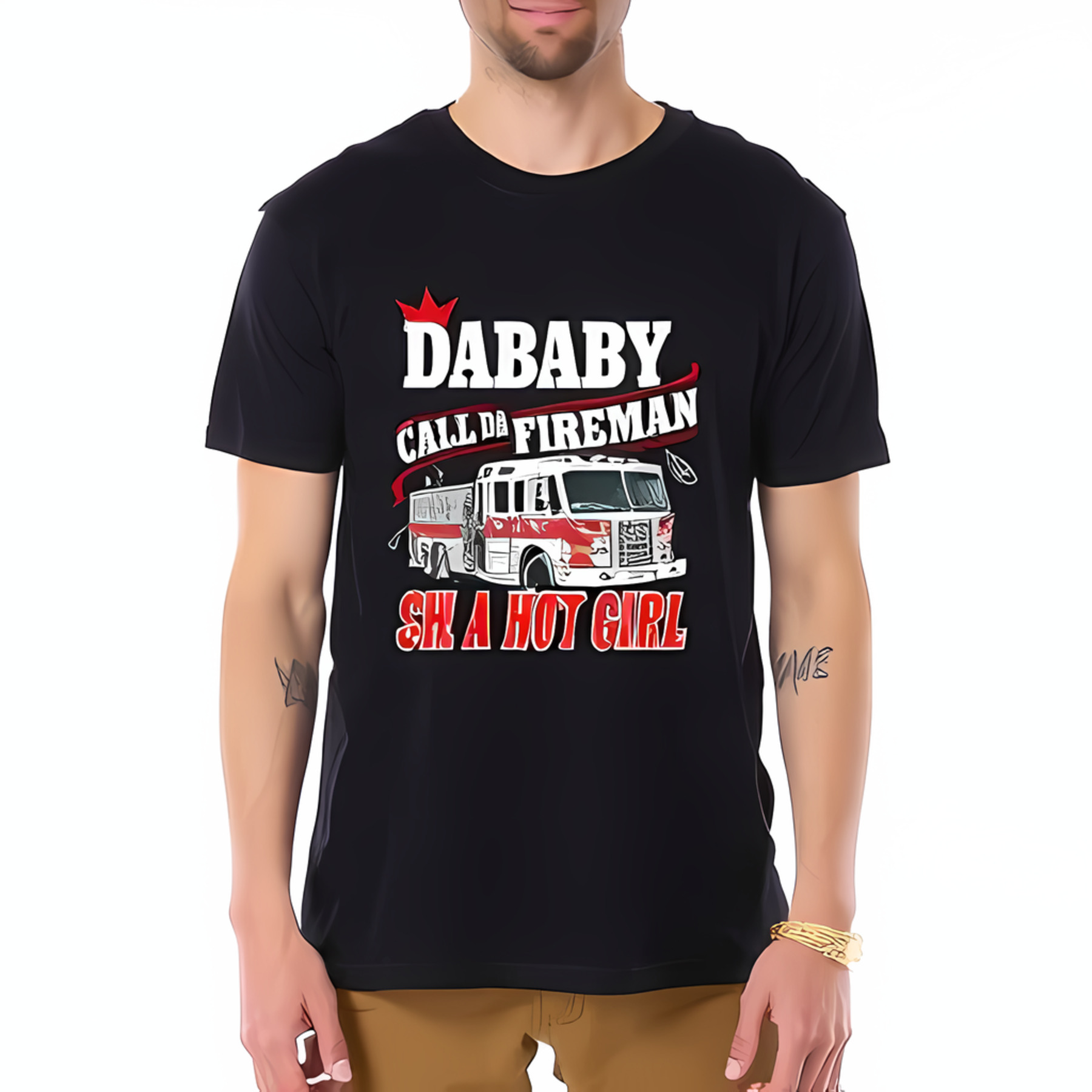 Stylish Cotton Short Sleeve T-Shirt with 