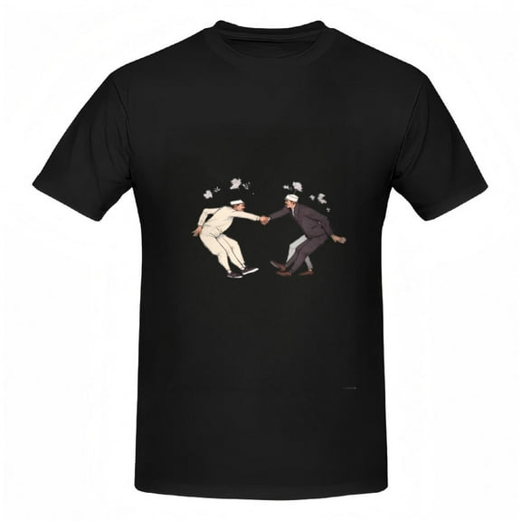 Stylish Cotton Short Sleeve T-Shirts for Women - Fun Cartoon Character Print Playful Design Perfect for Casual Wear