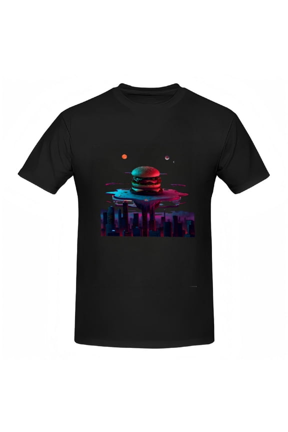 Stylish Cotton Short Sleeve T-Shirts for Women - Vibrant Neon Patterns Futuristic Designs Perfect for Casual Wear