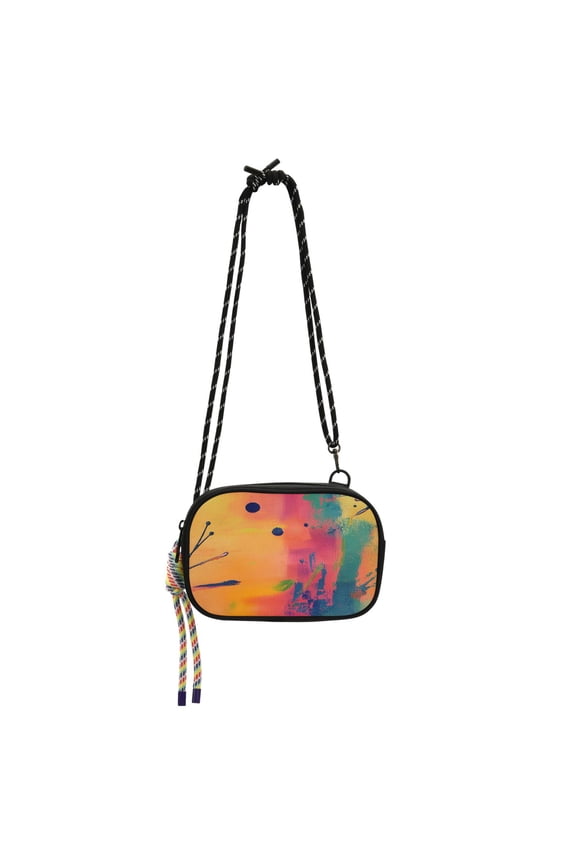 Stylish Crossbody Phone Bag Purse Handbags Adjustable Strap, Compact Design for Essentials Abstract Painting with Bold Brushstrokes