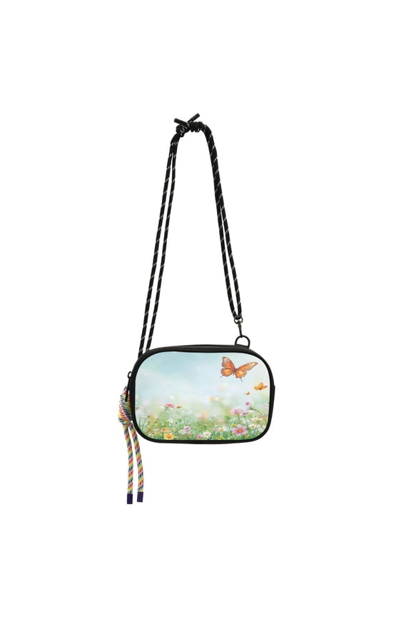 Stylish Crossbody Phone Bag Purse Handbags Adjustable Strap, Compact Design for Essentials Beautiful Spring Background