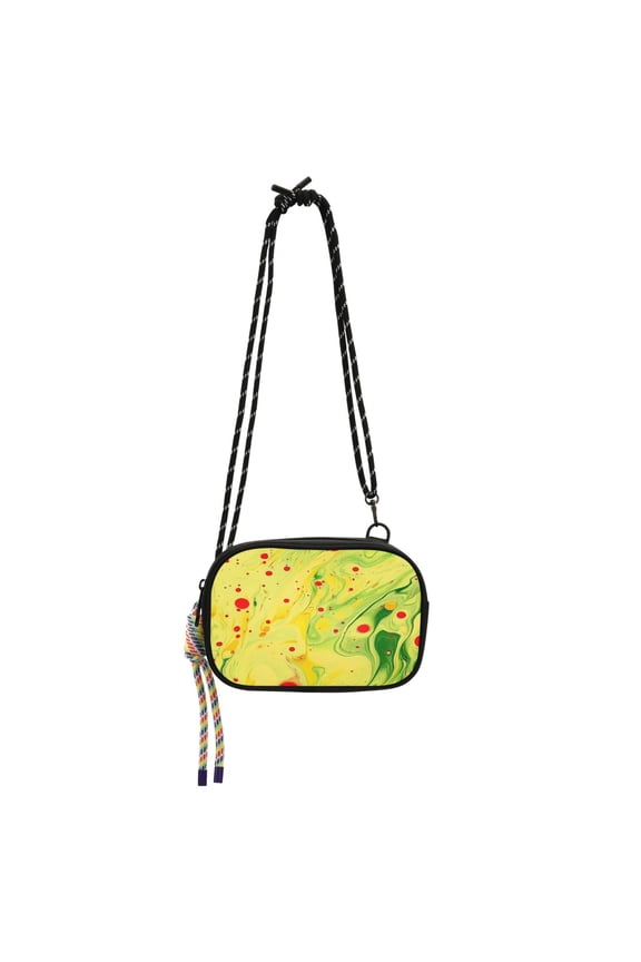 Stylish Crossbody Phone Bag Purse Handbags Adjustable Strap, Compact Design for Essentials Fluid Art Painting