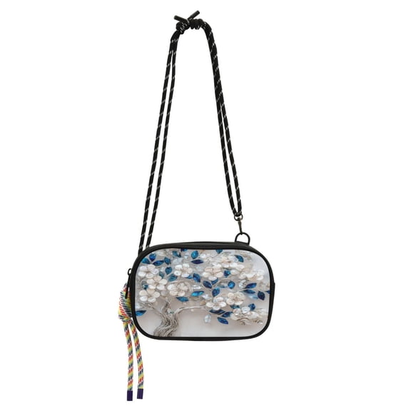 Stylish Crossbody Phone Bag Purse Handbags Adjustable Strap, Compact Design for Essentials Stunning Tree