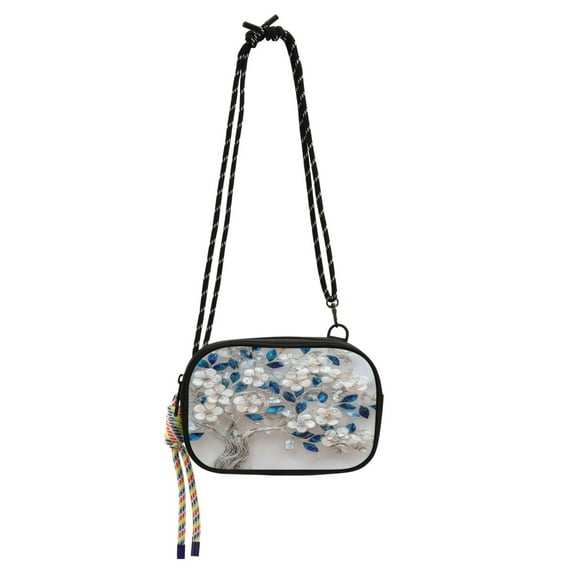 Stylish Crossbody Phone Bag Purse Handbags Adjustable Strap, Compact Design for Essentials Stunning Tree