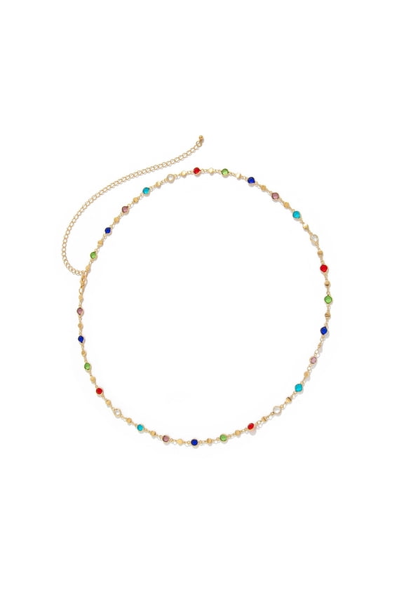 Stylish Crystal Hip Chain For Women Versatile Body Jewelry Fashion Accessory