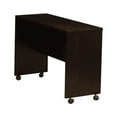 thumbnail image 1 of Stylish Dark Brown Finish Desk Return With Spacious Display Top. - Saltoro Sherpi, 1 of 3
