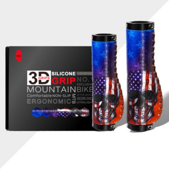 Stylish Design MTB Mountain Bicycle Double Locking Lock On Grip MTB Mountain Road Bike Cycle Bicycle Handle Bar Grips