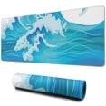 thumbnail image 1 of Stylish Desk Decor: Topographic Pattern Desk Mat Mouse Pad - Extra Large with Non-Slip Rubber Base for Comfort and Style Enhancement, 1 of 7