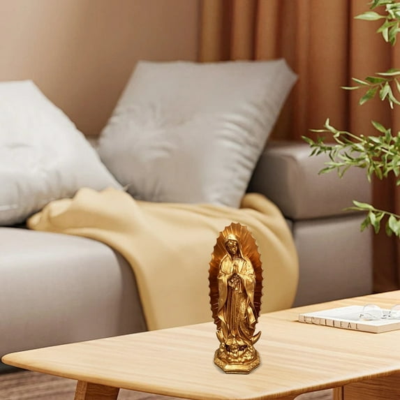 Stylish Desktop Ornament Elegant European Resin Figurine for Living Room Bedroom Classic Home Statue
