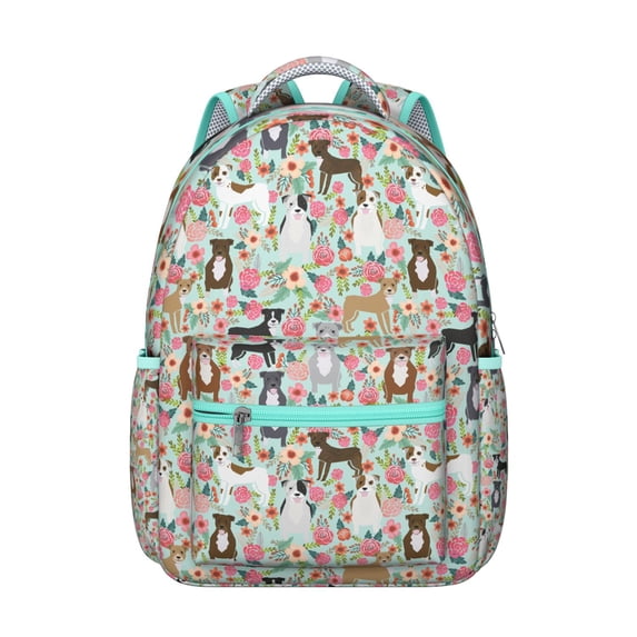 "Stylish Dog Backpack for School & College - Durable Laptop Backpack for Students, Pet Lovers, Work & Everyday Use, Cute Dog Print with Multiple Pockets, Waterproof & Lightweight"