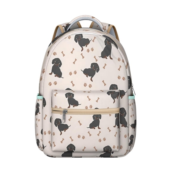 "Stylish Dog Backpack for School & Travel - Lightweight Waterproof Laptop Bag, Cute Pet Lover Gift, Multi-Pocket College Backpack for Women Men"