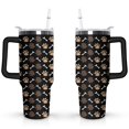 thumbnail image 1 of Stylish Dog Pattern Travel Mug - 40oz Leakproof Tumbler with Straw & Handle - Ideal Gift for Women Who Love Puppies, 1 of 7